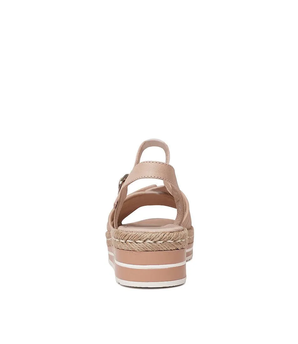 Agni Nude Leather Sandals