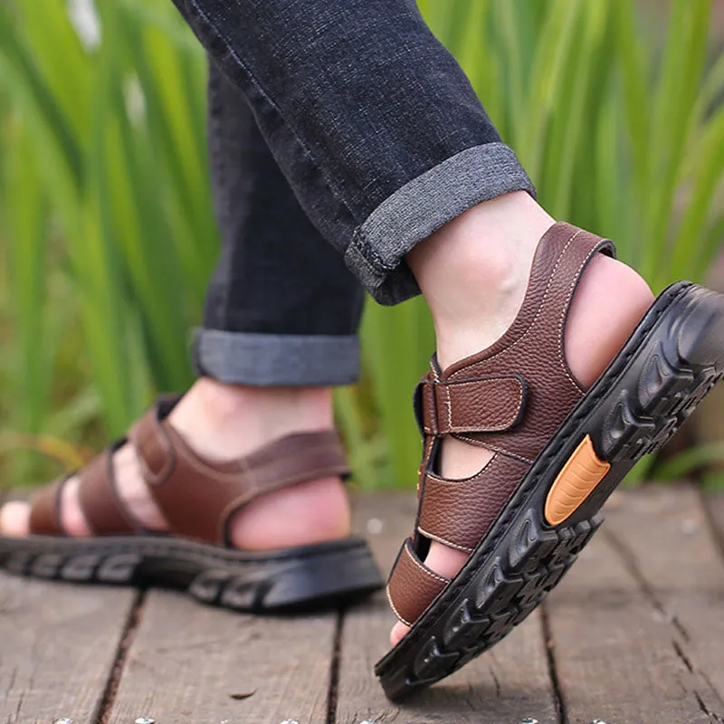 Aule Cut Out CO3 Leather Sandals