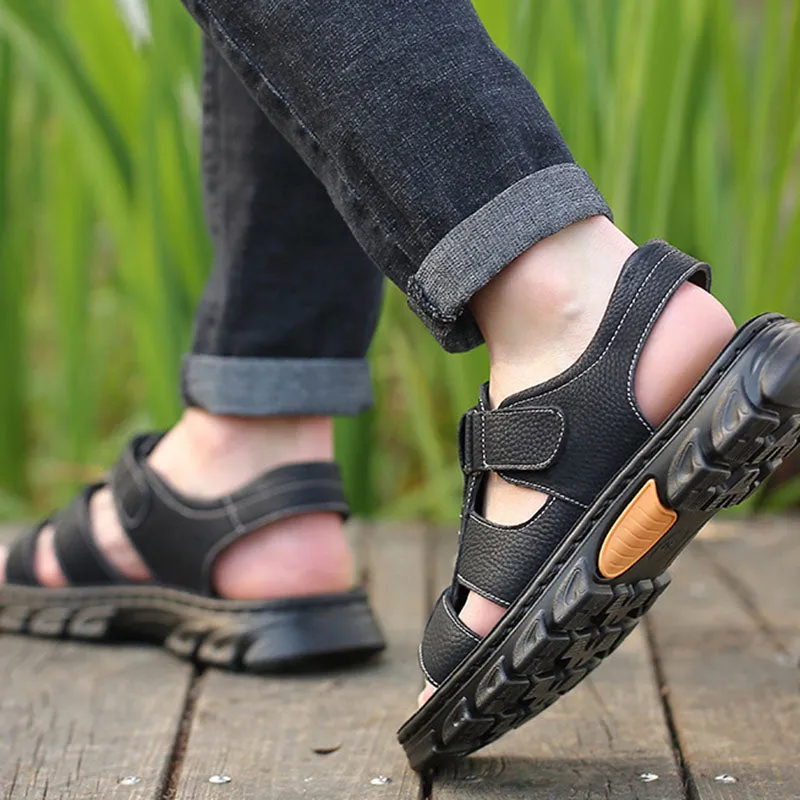 Aule Cut Out CO3 Leather Sandals