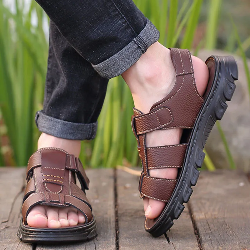 Aule Cut Out CO3 Leather Sandals