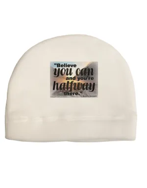 Believe You Can T Roosevelt Adult Fleece Beanie Cap Hat by TooLoud