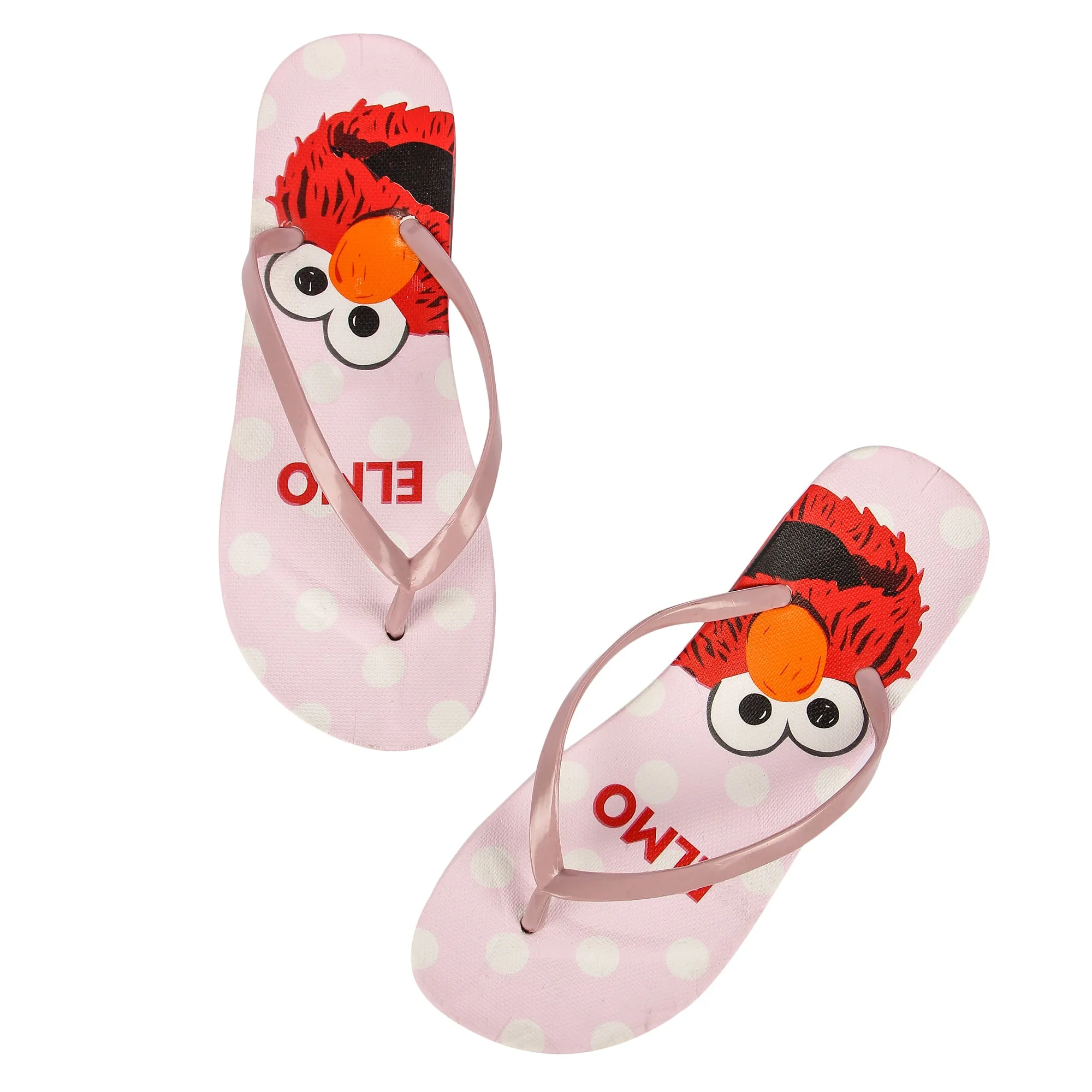 Brauch Women's Pink Cute Elmo Slippers