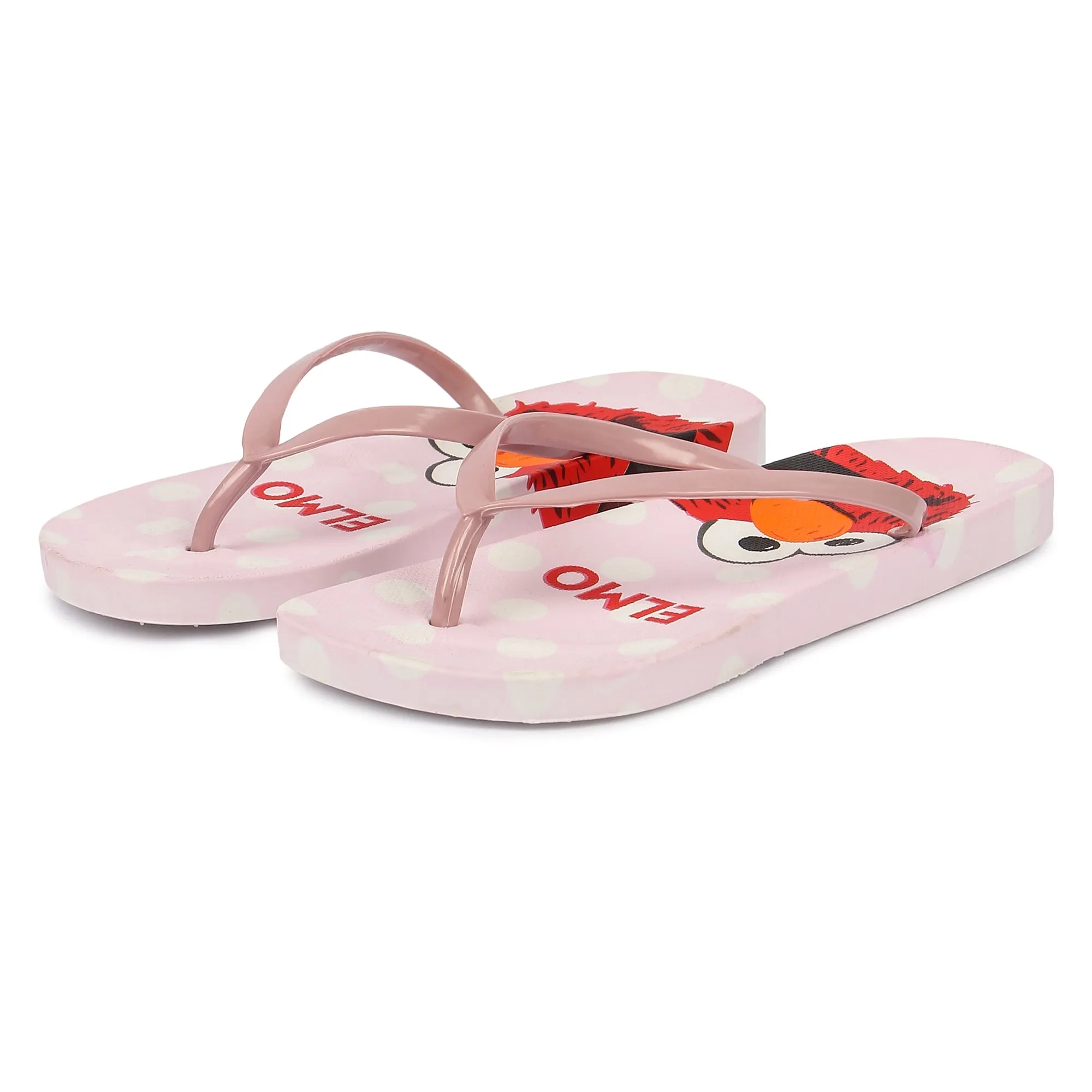 Brauch Women's Pink Cute Elmo Slippers
