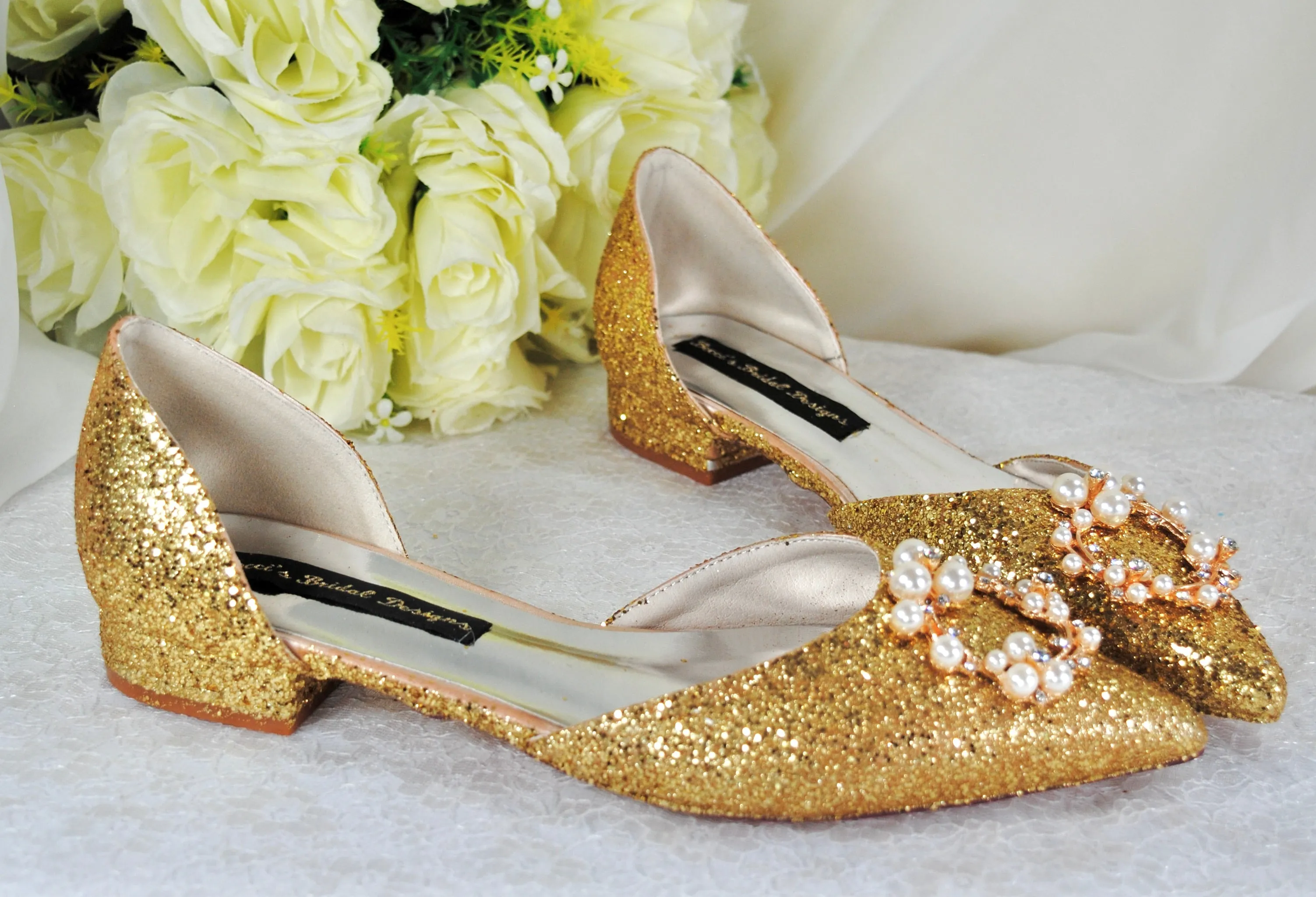 Champagne Gold Flats