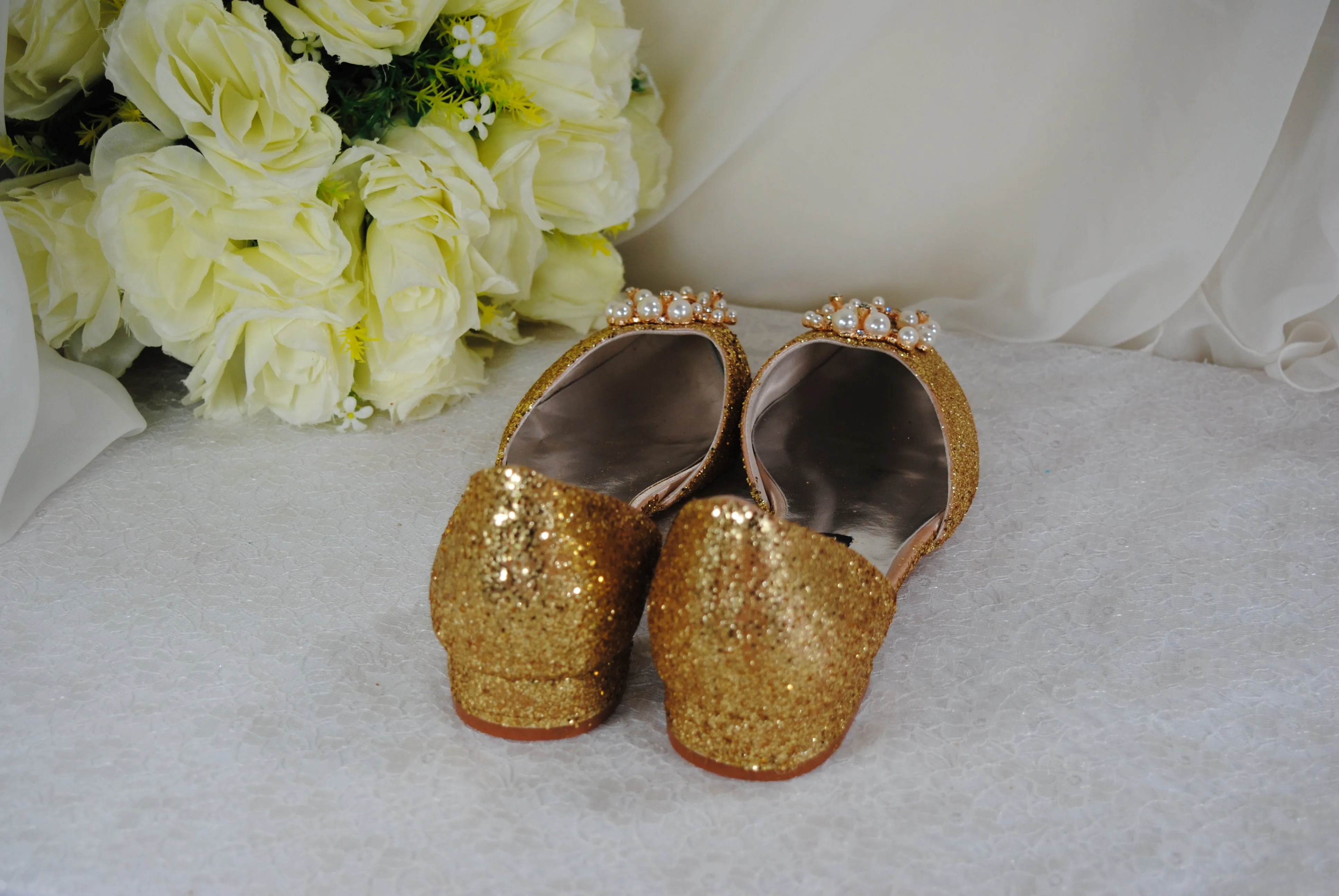 Champagne Gold Flats