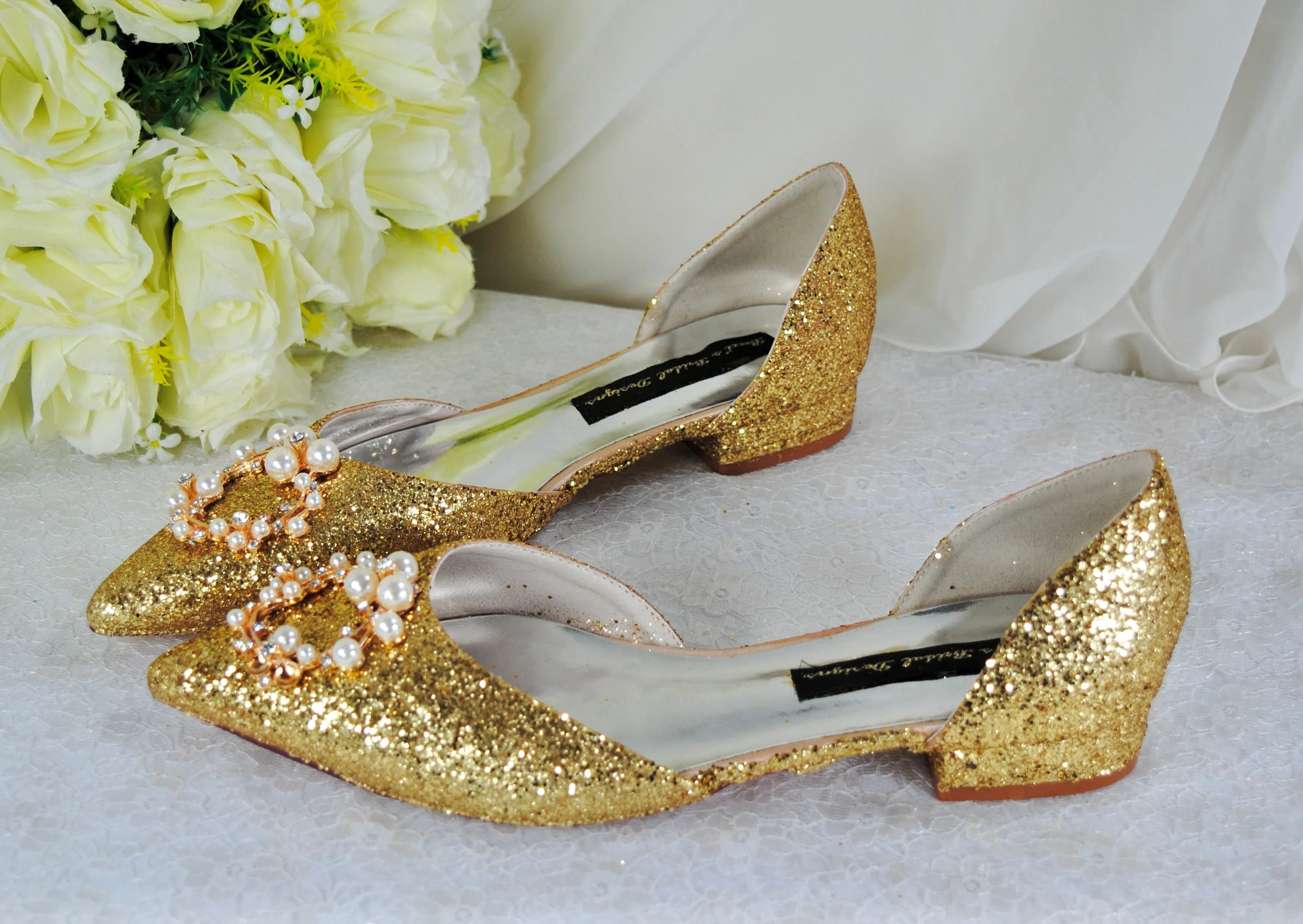 Champagne Gold Flats