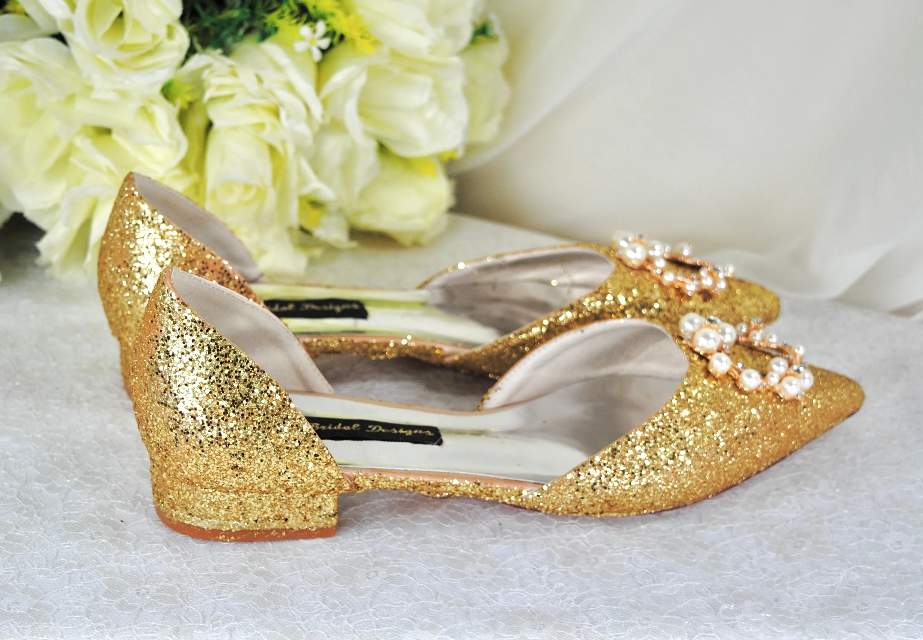 Champagne Gold Flats