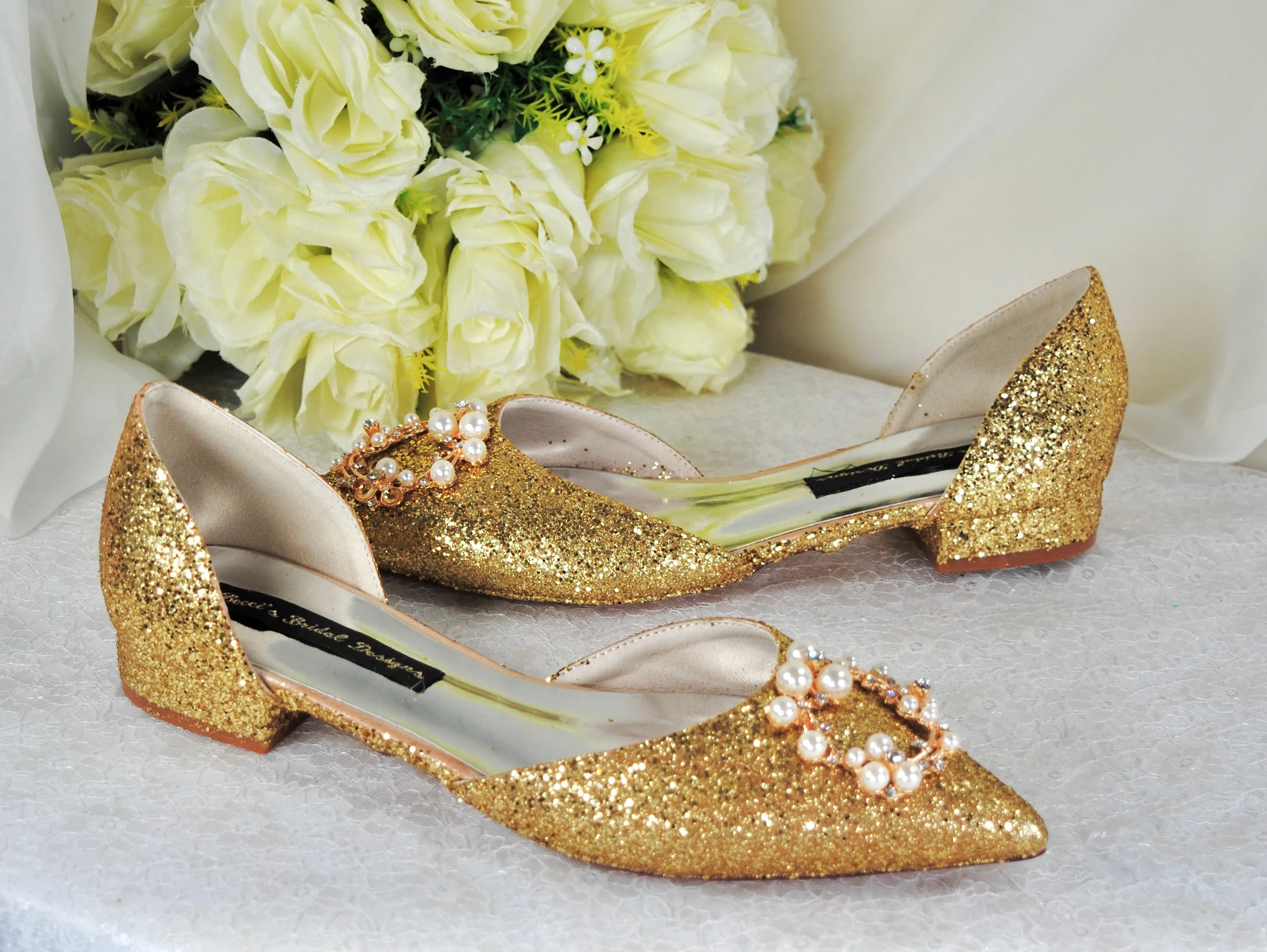 Champagne Gold Flats