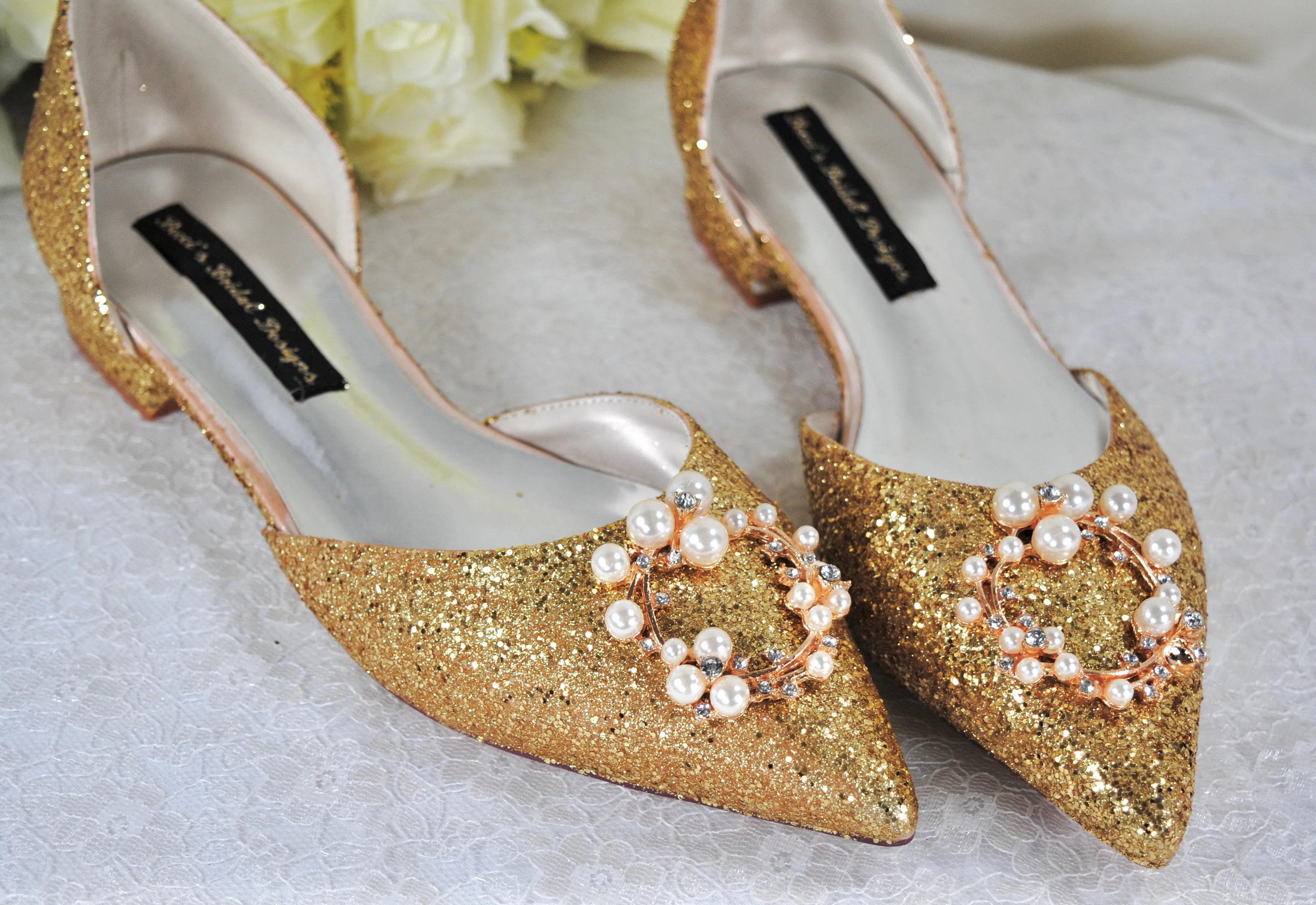 Champagne Gold Flats