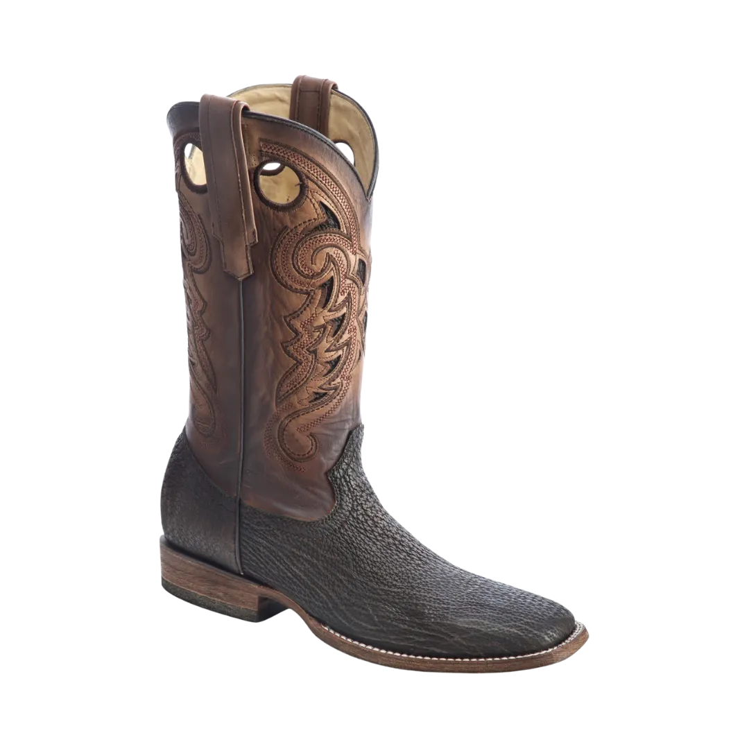 Corral Men's Brown Shark Print Square Toe Boots