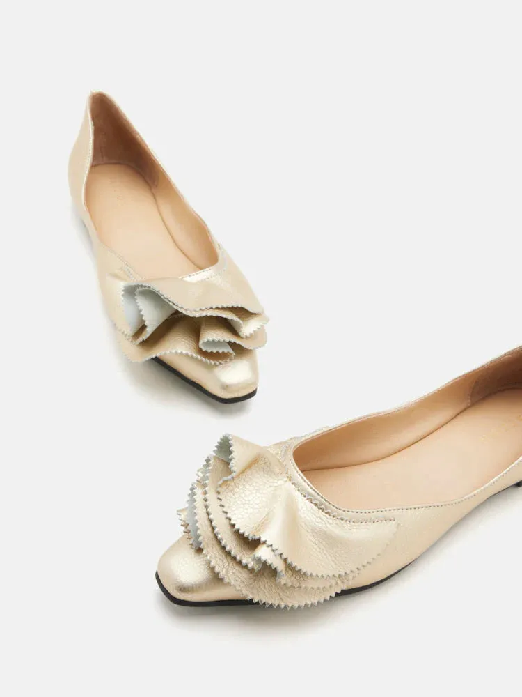 Elysia Ruffled Flats