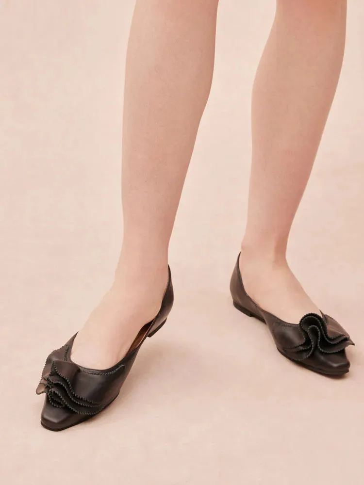 Elysia Ruffled Flats