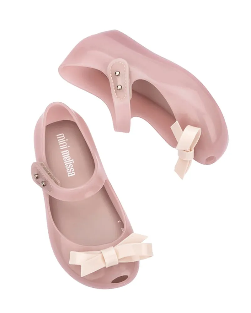 Girls Beige Ultragirl Bow BB Ballerina