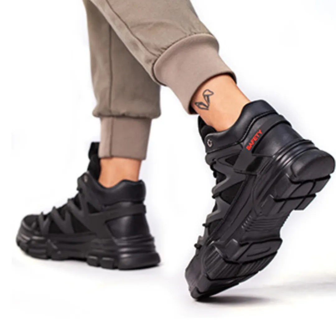 GRW Orthopedic Men Work Shoes Steel Toe Puncture-proof Anti-slip Safety Shoes