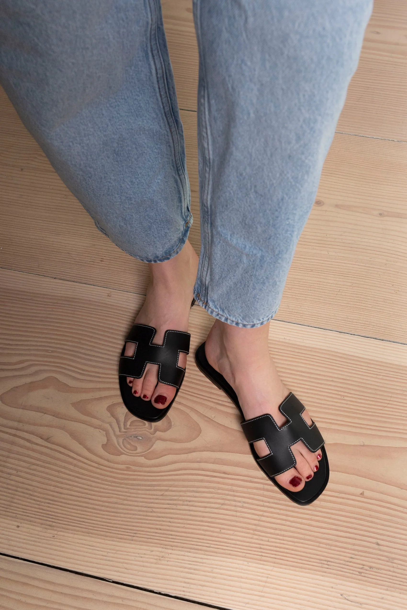 Lea Leather Sandals