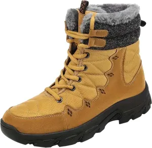 Men's Work Boots Waterproof Hiking Sneakers Boot with Comfort Women's Working Shoes Business Casual Waterproof Outdoor Shoes Lightweight Anti Slip Hike Grounded Footwear