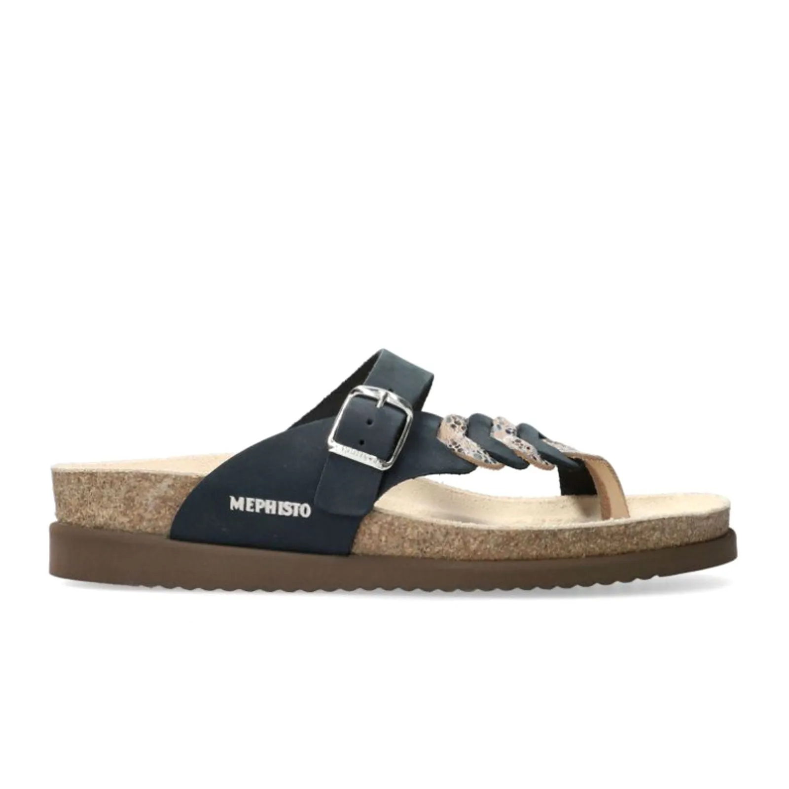 Mephisto Heleonore Sandal (Women) - Navy Sandalbuck/Mistic