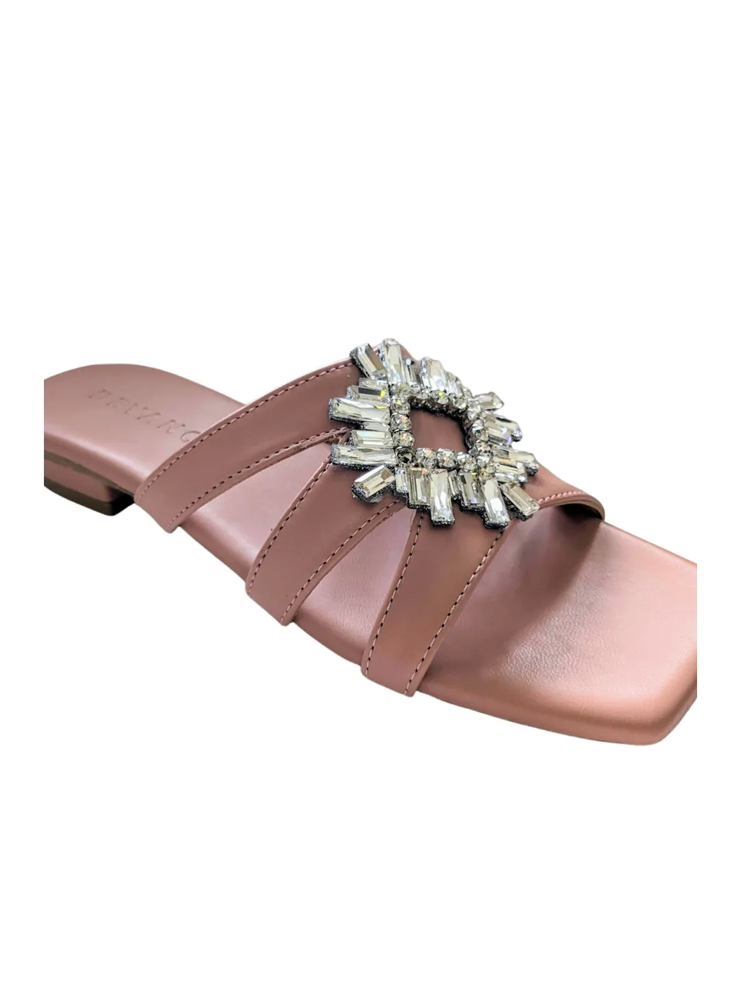 Mia Crystal Sliders Blush