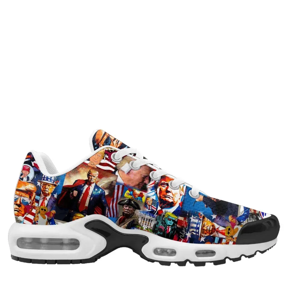 Personalized Donald Trump Sneakers, Custom Breathable Mesh Shoes for Men and Women