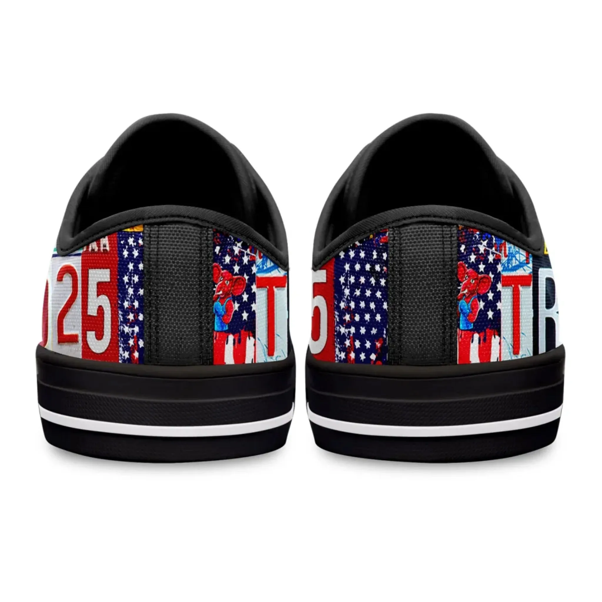 Personalized Trump 2025 Victory Sneakers, Custom Canvas Casual Shoes, Unisex Shoes
