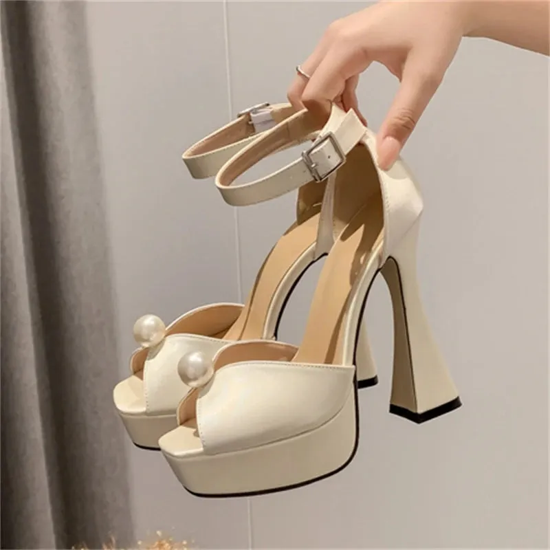 Serena Peep Toe Heel