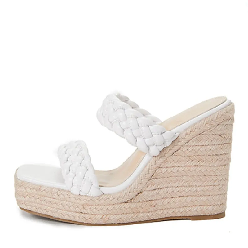 Sloped Toe High Heel Sandals Female
