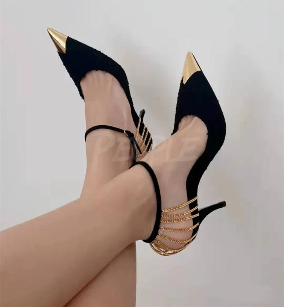 tacchi catena oro
