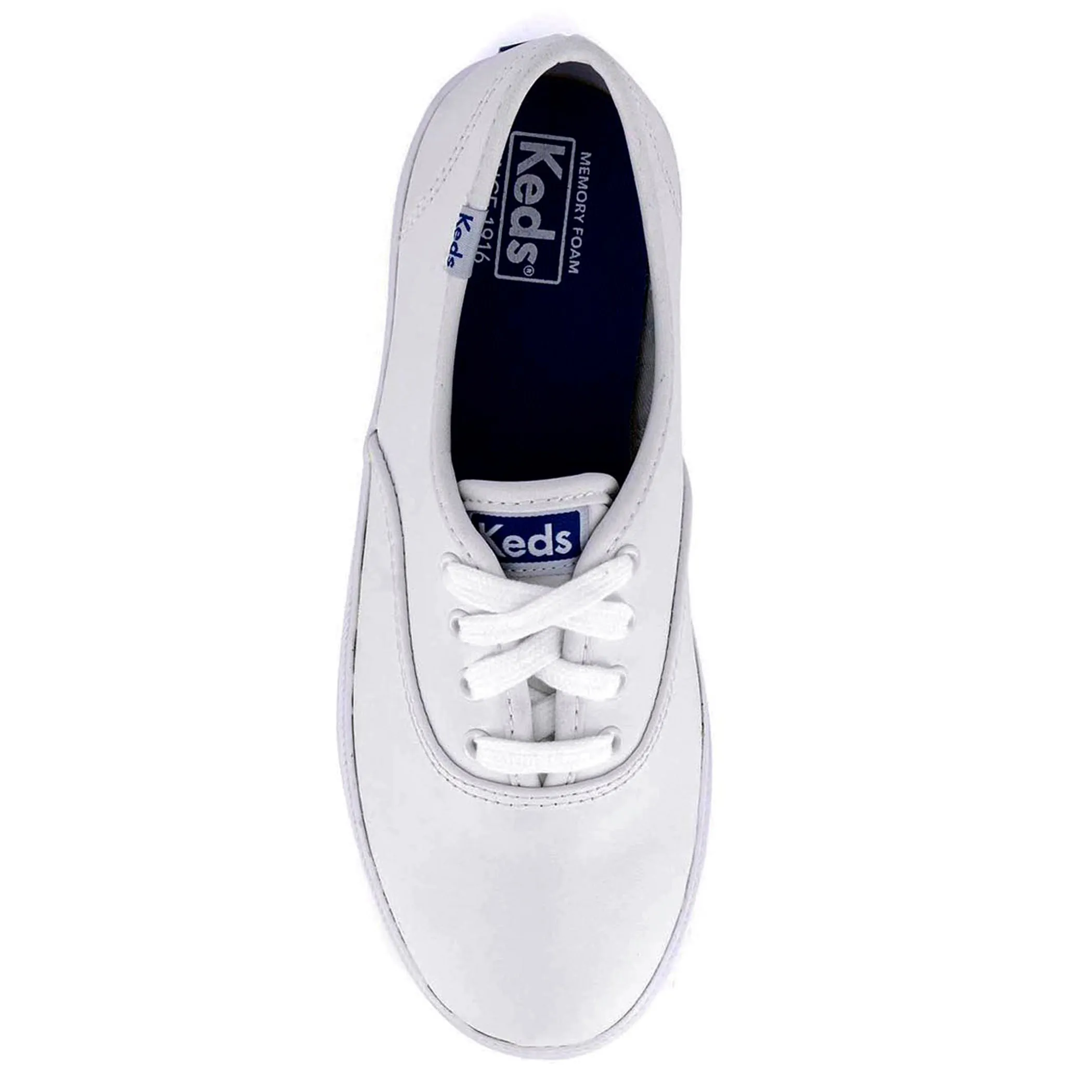 Tenis Champion Piel Blanco Para Niñas