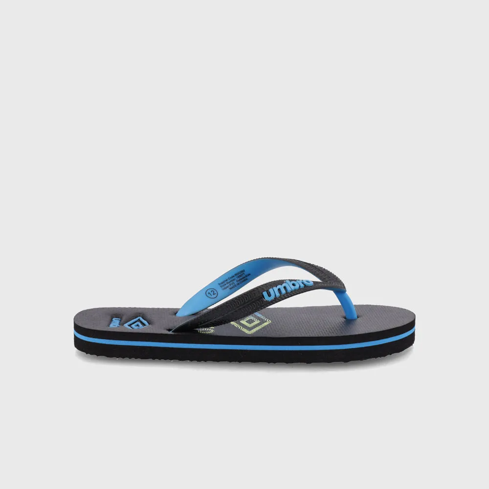 Umbro Kids Thumb Print Thong Blue/Multi _ 182077 _ Blue