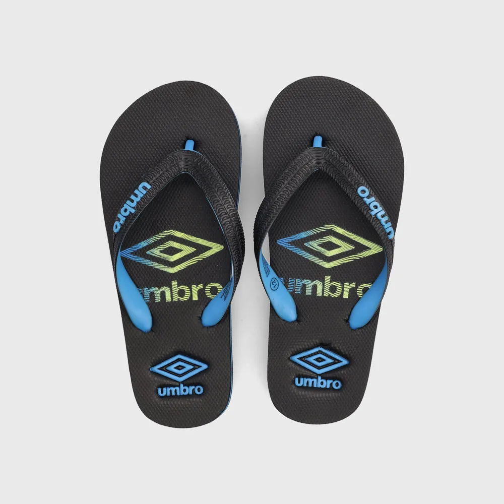 Umbro Kids Thumb Print Thong Blue/Multi _ 182077 _ Blue