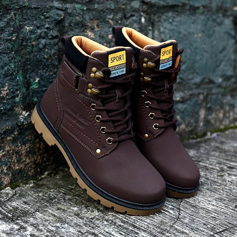 West Louis Suede Leather Flat Boots