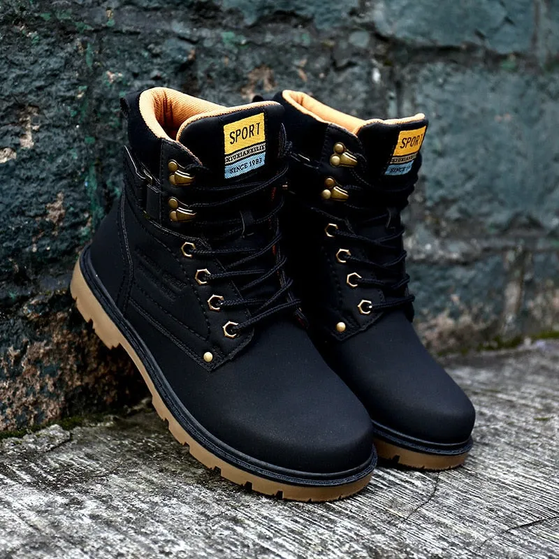 West Louis Suede Leather Flat Boots