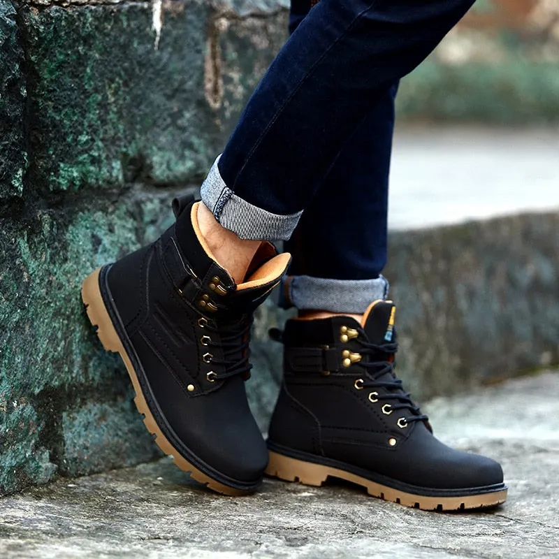 West Louis Suede Leather Flat Boots