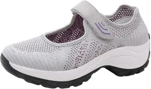 Women's Fashion Sneaker Mesh Slip On Black Non Slip Shoes for Women Comfortable Men's Running Shoes White Loafers Shoes for Women Womens Leopard Sneakers